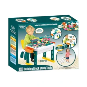 طاولة بناء متعددة الوظائف – Building Block Study Table (4 في 1)