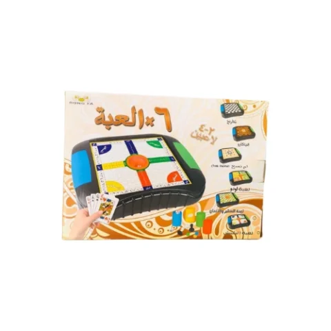 لعبة 6 في 1 – تحتوي على 6 ألعاب مختلفة في صندوق واحد، مثالية للتسلية وتنوع الألعاب لجميع الأعمار
