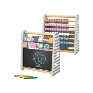 MICKYU Wooden Abacus Toy Classic Counting Tools Math Toys for Kid