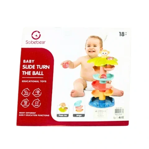 Sobebear Baby Slide Turn the Ball | Early Learning Spiral Ball Drop To
