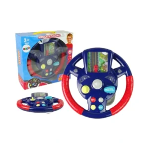 Baby steering wheel driving simulator sound and light effects