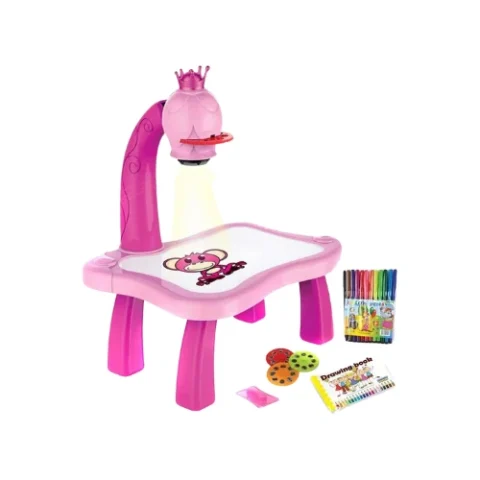 Kids Drawing Display Table, Giraffe Tracing with Light and Music, Drawing Teaching Display Machine