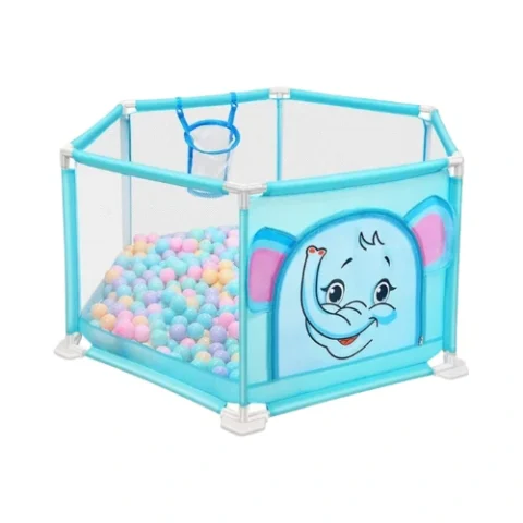 Baby Fence Plastic without ocean ball Blue