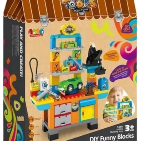 DIY TOOL SET BUILDING BLOCKS 92PCS