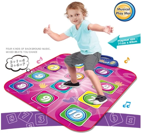Legendog Musical and Dance Playmat for Kids Musical Numbers and Alphabet Playmat - Image 2