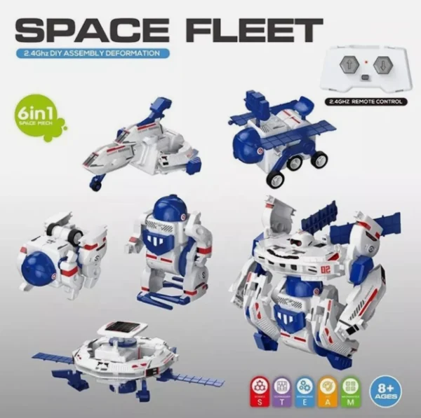 ⁦لعبة Space Fleet  6*1 – روبوت وتجميع وتحكم عن بعد⁩ - الصورة ⁦4⁩