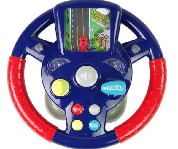 Baby steering wheel driving simulator sound and light effects - Image 3