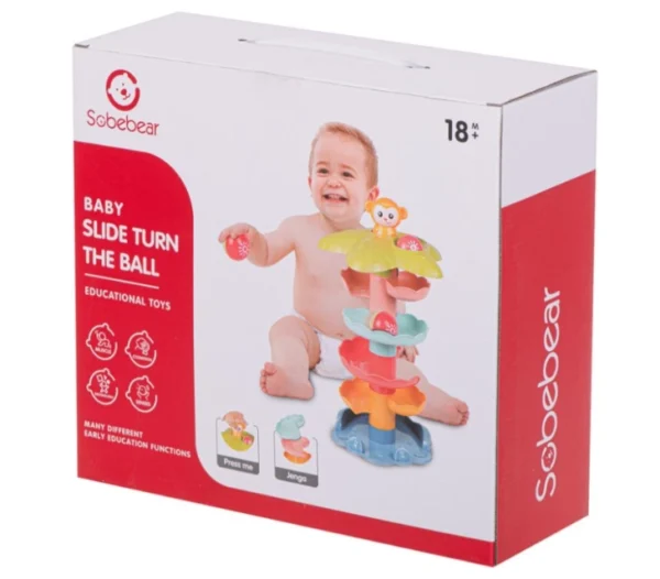 Sobebear Baby Slide Turn the Ball | Early Learning Spiral Ball Drop To - Image 2