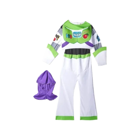 زي تنكري Buzz Lightyear للأطفال – بدلة فضاء Toy Story