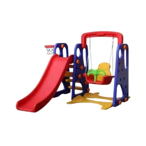 RBWTOY RBW TOYS Slide and Swing With Basketball 3 in 1 Set Multi Color For Kids Activities