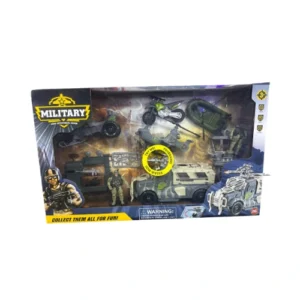 Military Toy Set – Vehicles, Equipment & Weapons for Complete Play