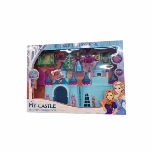 قلعة الأميرات الصغيرة مع ملحقاتها 🏰✨