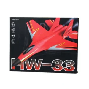 طائرة HW-33 حمراء – طائرة نموذجية خفيفة وممتعة للأطفال ✈️🟡