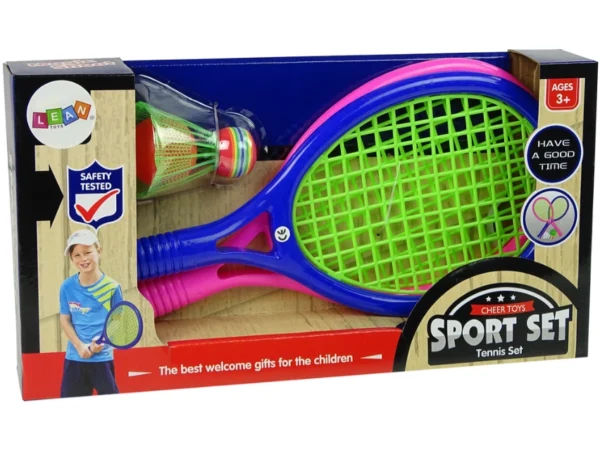 ⁦طقم مضارب وكرة ريشة للأطفال – لعبة رياضية ممتعة ومناسبة للجميع 🏸🎉⁩ - الصورة ⁦5⁩