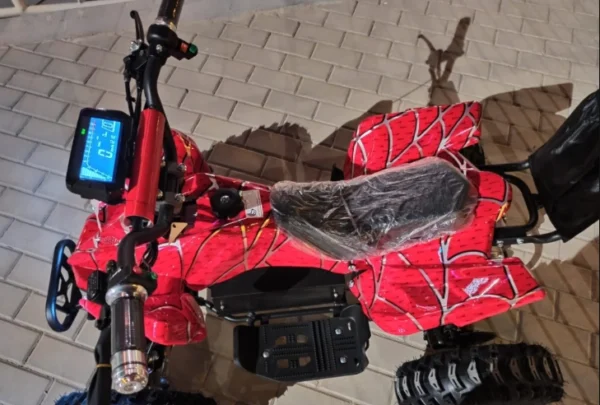 Factory 49cc Mini Quad Bike Electric Start Scooter for Child - Image 4