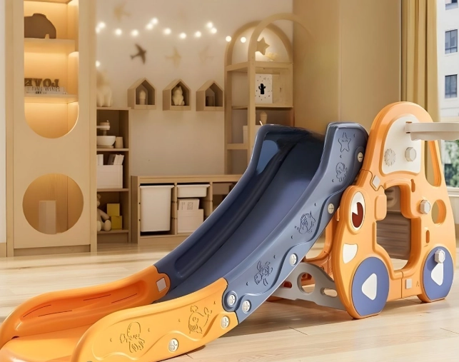 BoPeep 3-in-1 Kids Slide Indoor Playset - blackblue - Image 5