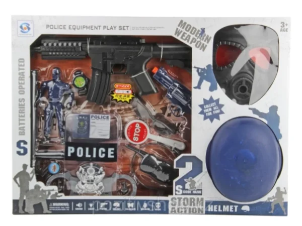 Police toys for kid Military toy set with electric sound light - Image 2