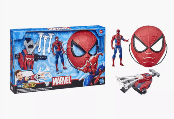 Marvel Spider-Man Set – Mask, Figure & Web Shooter Device 🕷️🕸️ - Image 4