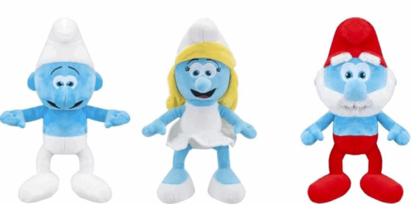 Smurfs Plush Figures – Set of 3 Soft and Cute Dolls 🧙‍♂️💙 - Image 2