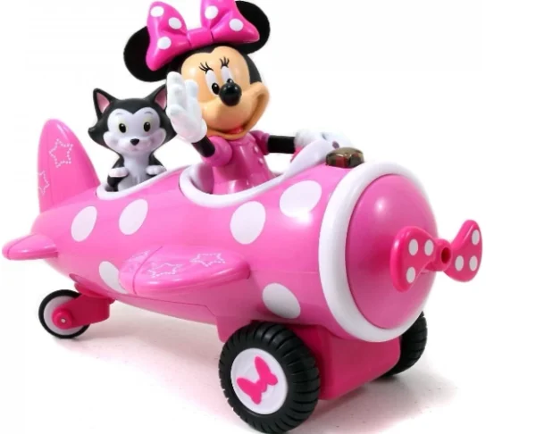 ⁦لعبة طيارة ريموت كنترول بشخصية ميني ماوس من Jada Toys – ممتعة وآمنة للأطفال، مثالية لعشاق ديزني واللعب التخيلي⁩ - الصورة ⁦4⁩