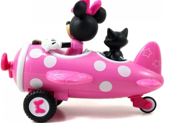 ⁦لعبة طيارة ريموت كنترول بشخصية ميني ماوس من Jada Toys – ممتعة وآمنة للأطفال، مثالية لعشاق ديزني واللعب التخيلي⁩ - الصورة ⁦7⁩