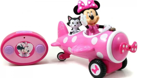 ⁦لعبة طيارة ريموت كنترول بشخصية ميني ماوس من Jada Toys – ممتعة وآمنة للأطفال، مثالية لعشاق ديزني واللعب التخيلي⁩ - الصورة ⁦8⁩