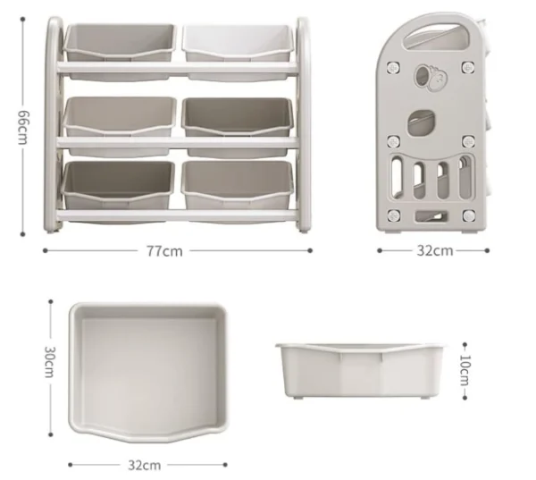 Multi-Layer Kids Toy Organizer Rack 🎉🧸 - Image 3