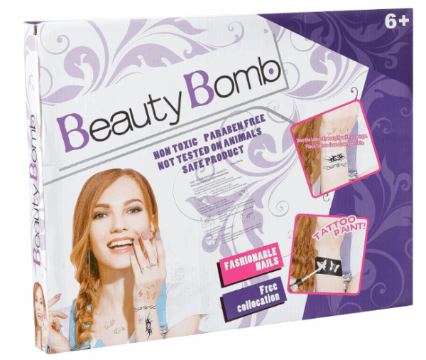 ⁦طقم التجميل للأطفال "Beauty Bomb" – أطلقي الإبداع واعملي ستايلك بنفسك!⁩ - الصورة ⁦3⁩